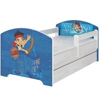 Dětská postel Disney - JAKE A PIRÁTI 140x70 cm