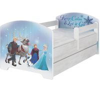 Dětská postel Disney - LEDOVÉ KRÁLOVSTVÍ 140x70 cm
