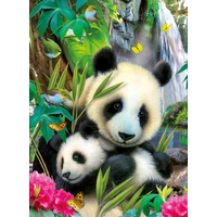 RAVENSBURGER Puzzle Nádherná panda 300 dílků