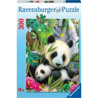 RAVENSBURGER Puzzle Nádherná panda 300 dílků