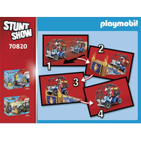 PLAYMOBIL® Stunt Show 70820 Starter Pack Kaskadérská show se čtyřkolkou a ohnivou rampou