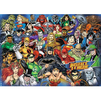RAVENSBURGER Puzzle Challenge: Liga spravedlnosti 1000 dílků