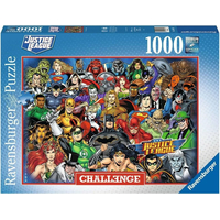 RAVENSBURGER Puzzle Challenge: Liga spravedlnosti 1000 dílků