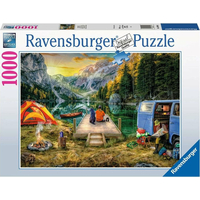 RAVENSBURGER Puzzle Dovolená pod širým nebem 1000 dílků