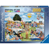 RAVENSBURGER Puzzle Festival květinových dětí 1000 dílků