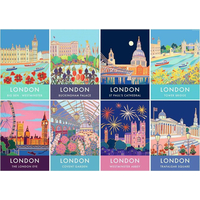 RAVENSBURGER Puzzle Londýn ve vintage stylu 1000 dílků