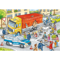 RAVENSBURGER Puzzle Hrdinové v akci 2x24 dílků