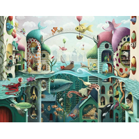 RAVENSBURGER Puzzle Kdyby ryby mohly chodit 2000 dílků