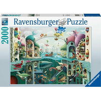 RAVENSBURGER Puzzle Kdyby ryby mohly chodit 2000 dílků