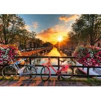 RAVENSBURGER Puzzle Kola v Amsterdamu, Nizozemsko 1000 dílků