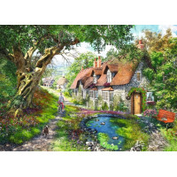 RAVENSBURGER Puzzle Květinovou cestičkou 1000 dílků