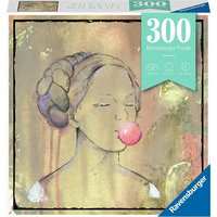 RAVENSBURGER Puzzle Moment: Žvýkačková lady 300 dílků