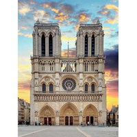 RAVENSBURGER Puzzle Návštěva Paříže 2x500 dílků