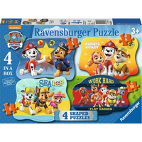 RAVENSBURGER Puzzle Tlapková patrola 4v1 (4,6,8,10 dílků)