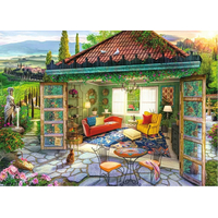 RAVENSBURGER Puzzle Toskánská oáza 1000 dílků