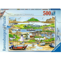 RAVENSBURGER Puzzle Útěk do Cornwallu 500 dílků