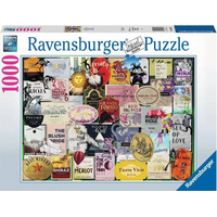 RAVENSBURGER Puzzle Vinné etikety 1000 dílků