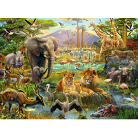 RAVENSBURGER Puzzle Zvířata ze savany XXL 200 dílků