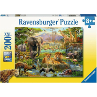 RAVENSBURGER Puzzle Zvířata ze savany XXL 200 dílků