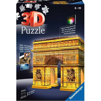 RAVENSBURGER Svítící 3D puzzle Noční edice Vítězný oblouk 216 dílků