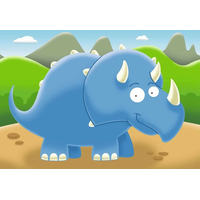 RAVENSBURGER Moje první puzzle Veselí Dinosauři 4v1 (2,3,4,5 dílků)