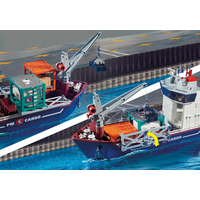 PLAYMOBIL® City Action 70769 Velká kontejnerová loď s celním člunem