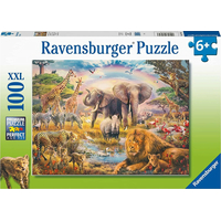 RAVENSBURGER Puzzle Africká savana XXL 100 dílků