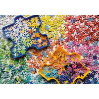 RAVENSBURGER Puzzle Barevná paleta dílků 1000 dílků