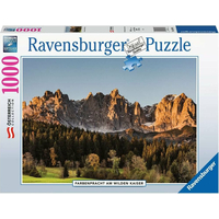 RAVENSBURGER Puzzle Barevný Wilder Kaiser, Rakousko 1000 dílků