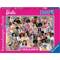 RAVENSBURGER Puzzle Challenge: Barbie 1000 dílků