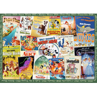 RAVENSBURGER Puzzle Filmové plakáty Disney 1000 dílků