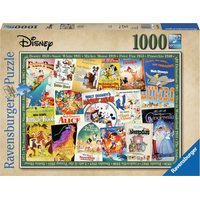 RAVENSBURGER Puzzle Filmové plakáty Disney 1000 dílků