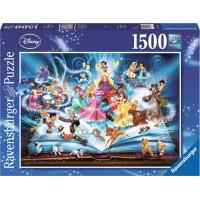 RAVENSBURGER Puzzle Disneyho magická kniha pohádek 1500 dílků