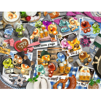 RAVENSBURGER Puzzle Gelini na Oktoberfestu 2000 dílků