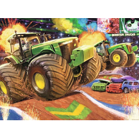 RAVENSBURGER Puzzle John Deer: Velká kola XXL 100 dílků