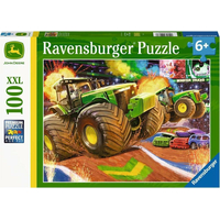 RAVENSBURGER Puzzle John Deer: Velká kola XXL 100 dílků