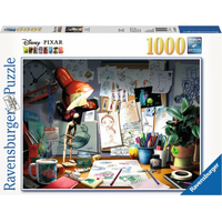RAVENSBURGER Puzzle Kreslířův stůl 1000 dílků