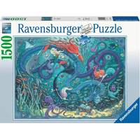 RAVENSBURGER Puzzle Mořské panny 1500 dílků