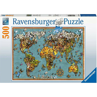 RAVENSBURGER Puzzle Motýlí svět 500 dílků