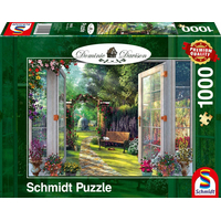 SCHMIDT Puzzle Pohled do kouzelné zahrady 1000 dílků