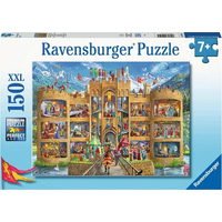 RAVENSBURGER Puzzle Pohled do rytířského hradu XXL 150 dílků