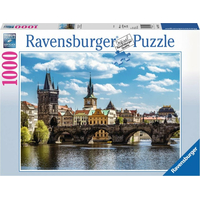 RAVENSBURGER Puzzle Pohled na Karlův most, Praha 1000 dílků