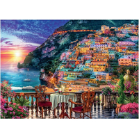 RAVENSBURGER Puzzle Positano, Itálie 1000 dílků