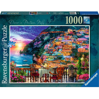 RAVENSBURGER Puzzle Positano, Itálie 1000 dílků