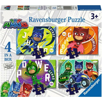 RAVENSBURGER Puzzle Pyžamasky: Do Akce 4v1 (12, 16, 20, 24 dílků)