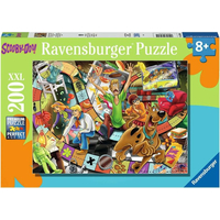 RAVENSBURGER Puzzle Scooby Doo: Strašidelná hra XXL 200 dílků