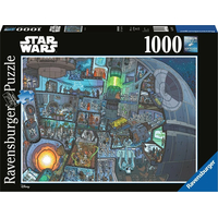 RAVENSBURGER Puzzle Star Wars: Kde je Žvejkal? 1000 dílků