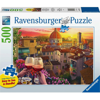 RAVENSBURGER Puzzle Útulná místa: Terasa ve Florencii XXL 500 dílků