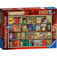 RAVENSBURGER Puzzle Vánoční knihovna 1000 dílků