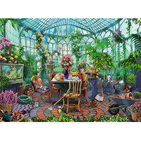 RAVENSBURGER Puzzle Ve skleníku 500 dílků